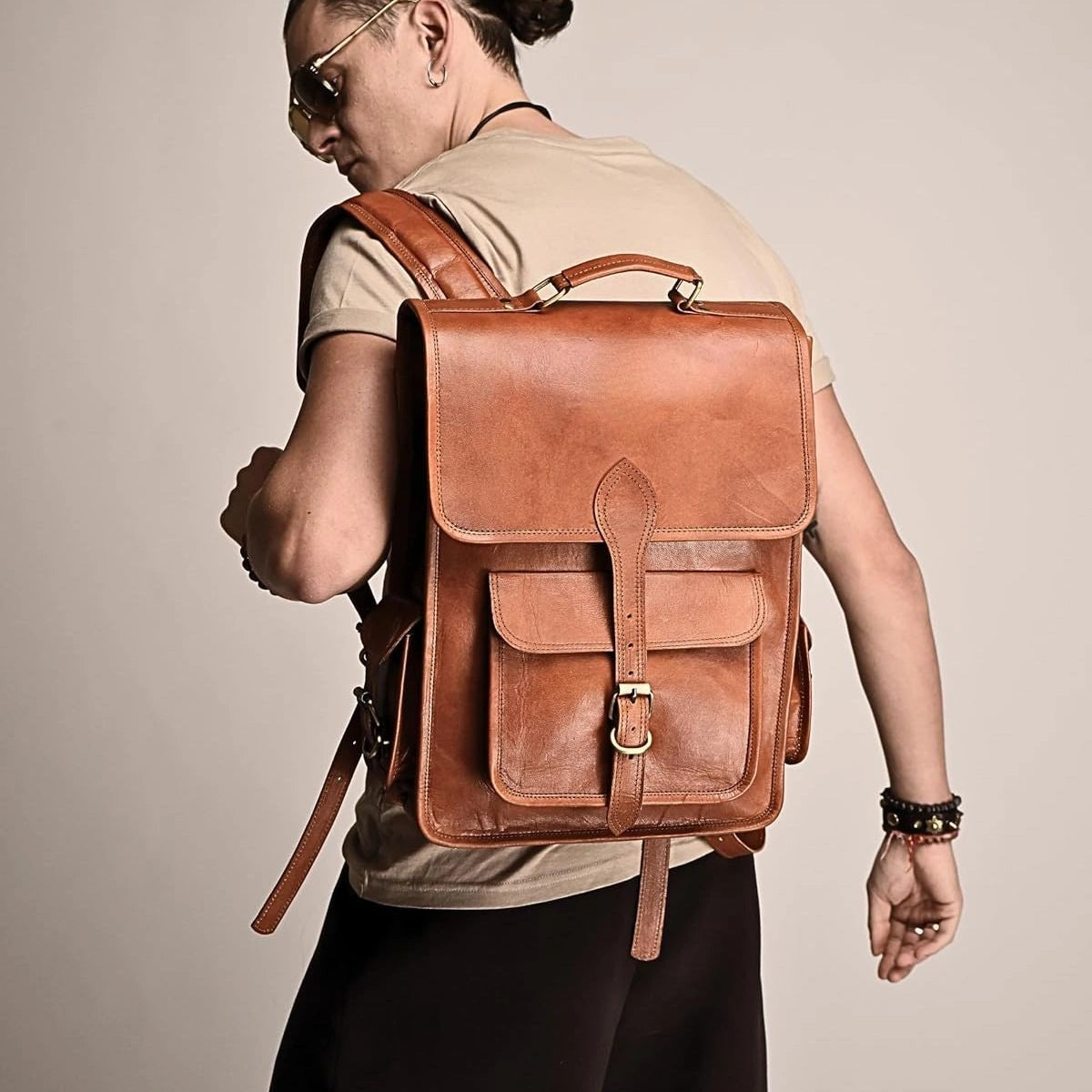 depp leather backpack The Maximus Leather Backpack + FREE Leather Journal – Alive Leather