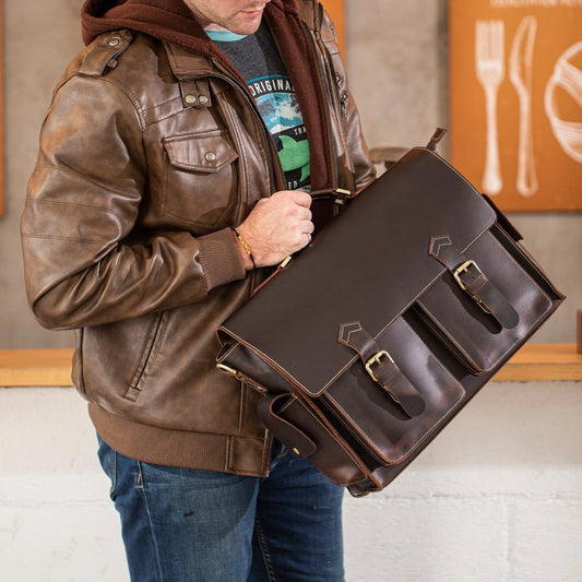 The Rutledge Executive Leather Briefcase