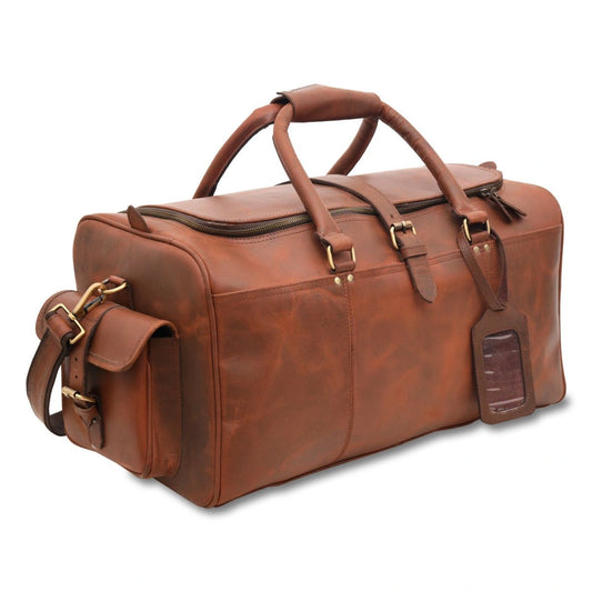 The Harren Haul Leather Duffle Bag