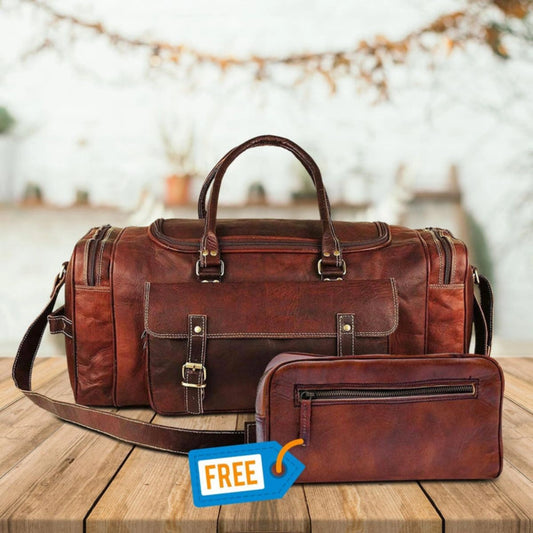 The Maverick Traveler Weekender Duffle Bag + FREE Toiletry Bag