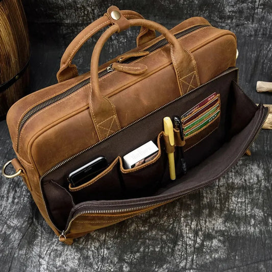 The Best Leather Work Bags for Men in 2026