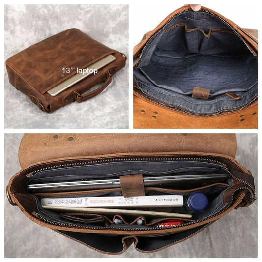 The Langston Classic Leather Briefcase