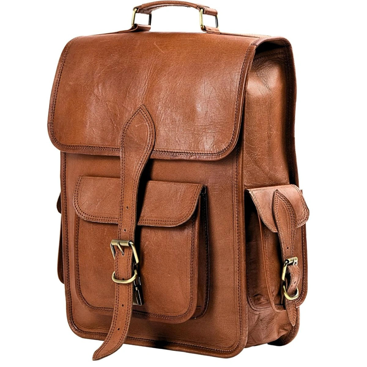 The Maximus Leather Backpack + FREE Leather Journal – Alive Leather The Maximus Leather Backpack + FREE Leather Journal – Alive Leather