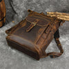 The Edison Rolltop Leather Backpack