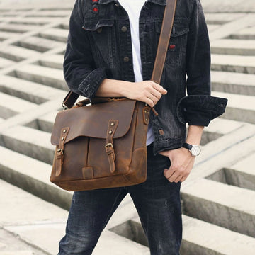 The Langston Classic Leather Briefcase