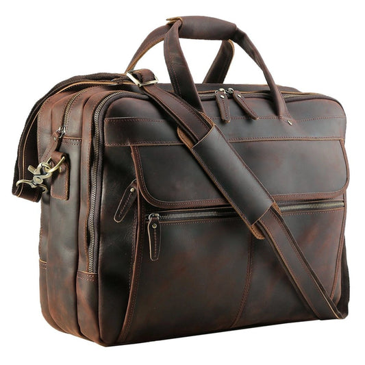 The Ironcrest Leather Laptop Briefcase