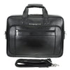 The Kensington Black Leather Briefcase