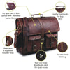The Rutledge Executive Leather Briefcase + Free Leather Journal