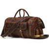 The Belmont Weekender Leather Duffle Bag