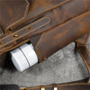 The Edison Rolltop Leather Backpack