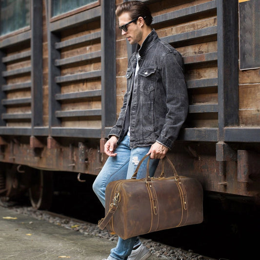 The Alder Leather Duffle
