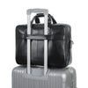 The Kensington Black Leather Briefcase