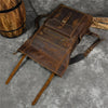 The Edison Rolltop Leather Backpack