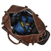 The Belmont Weekender Leather Duffle Bag