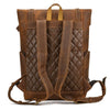 The Edison Rolltop Leather Backpack