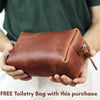 The Winslow Weekender Leather Duffle + FREE Leather Toiletry Bag