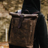 The Sterling Leather Rolltop Backpack